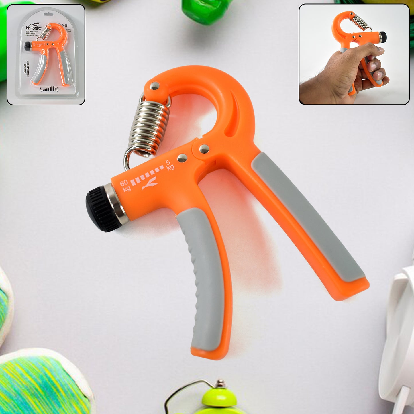 Adjustable Hand Grip Strengthener 5kg To 60kg Resistance (1 Pc) - Happy Price - Image 3