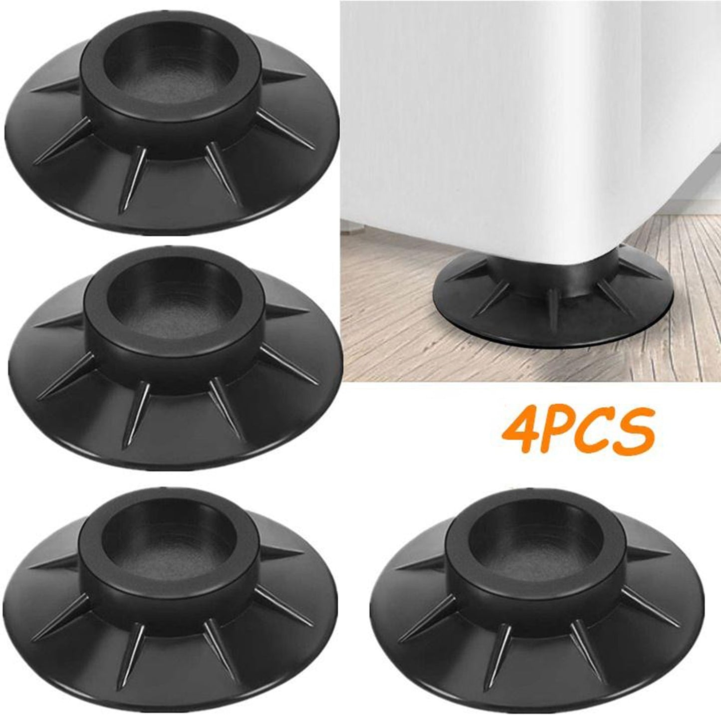 4 Pc Furniture Vibration Pad Used To Hold And Supporting Tables And Stools In All Kinds Of Places Like Household And Official Etc. - Happy Price - Image 3