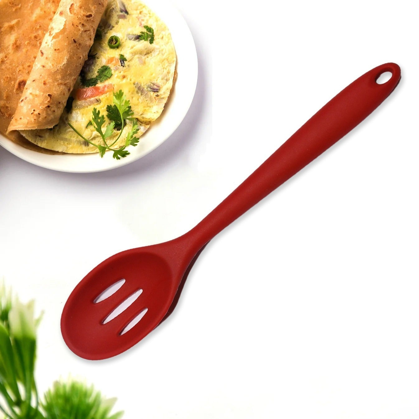 5391 Silicon Non-stick Heat Resistant Kitchen Turner Premium Turner ( 1pc ) - Happy Price - Image 1