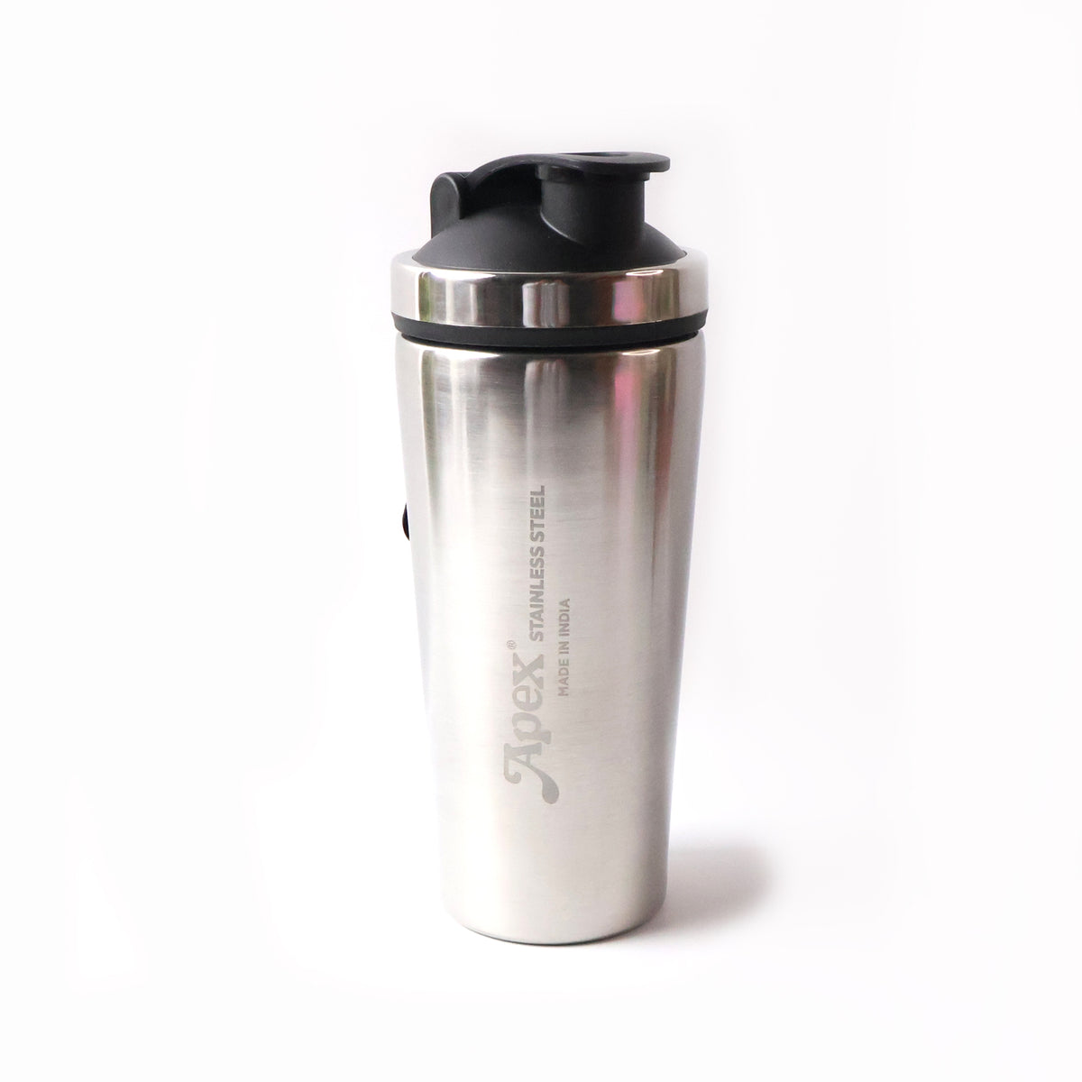 Apex Stainless Steel Gym Shaker Bottle with Spring - 1000ml, 1 Pc - Happy Price - Image 2