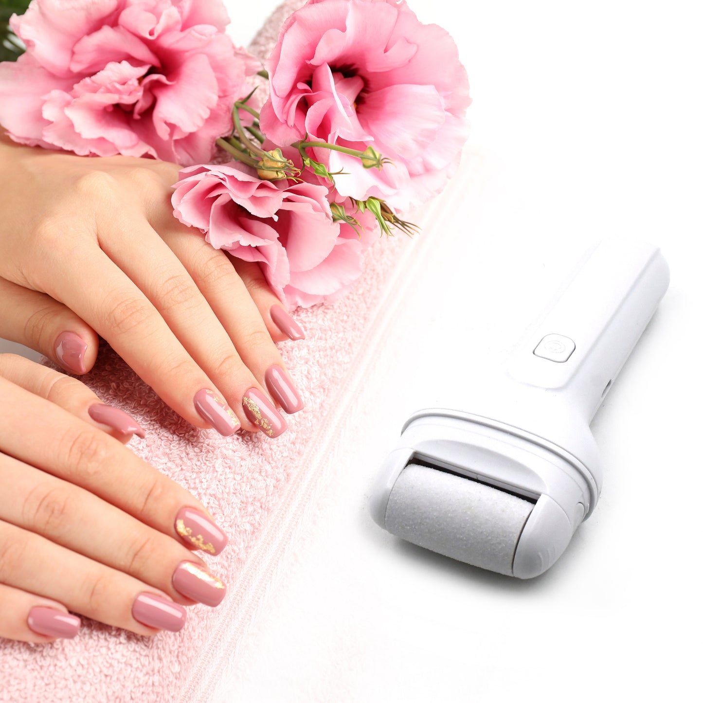 Portable Electric Foot File Heavy Pressure Induction Foot Callus Remover Foot Care Tool Foot Grinder Rechargeable For Foot Care Pedicure Device Callus Dead Skin Removal - Happy Price - Image 2