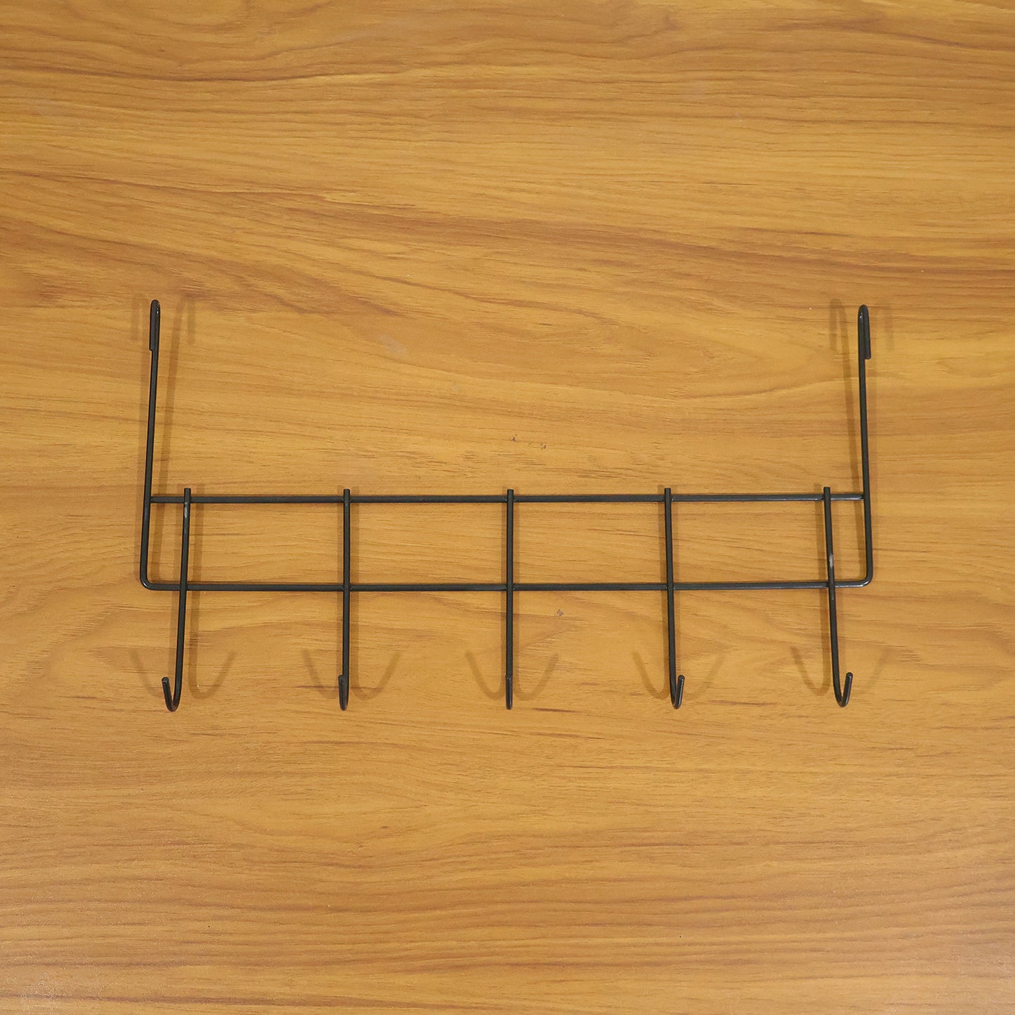 Metal 5 Hook Over-the-Door Rack - 1 Pc Hanging Organizer - Great Price - Image 7