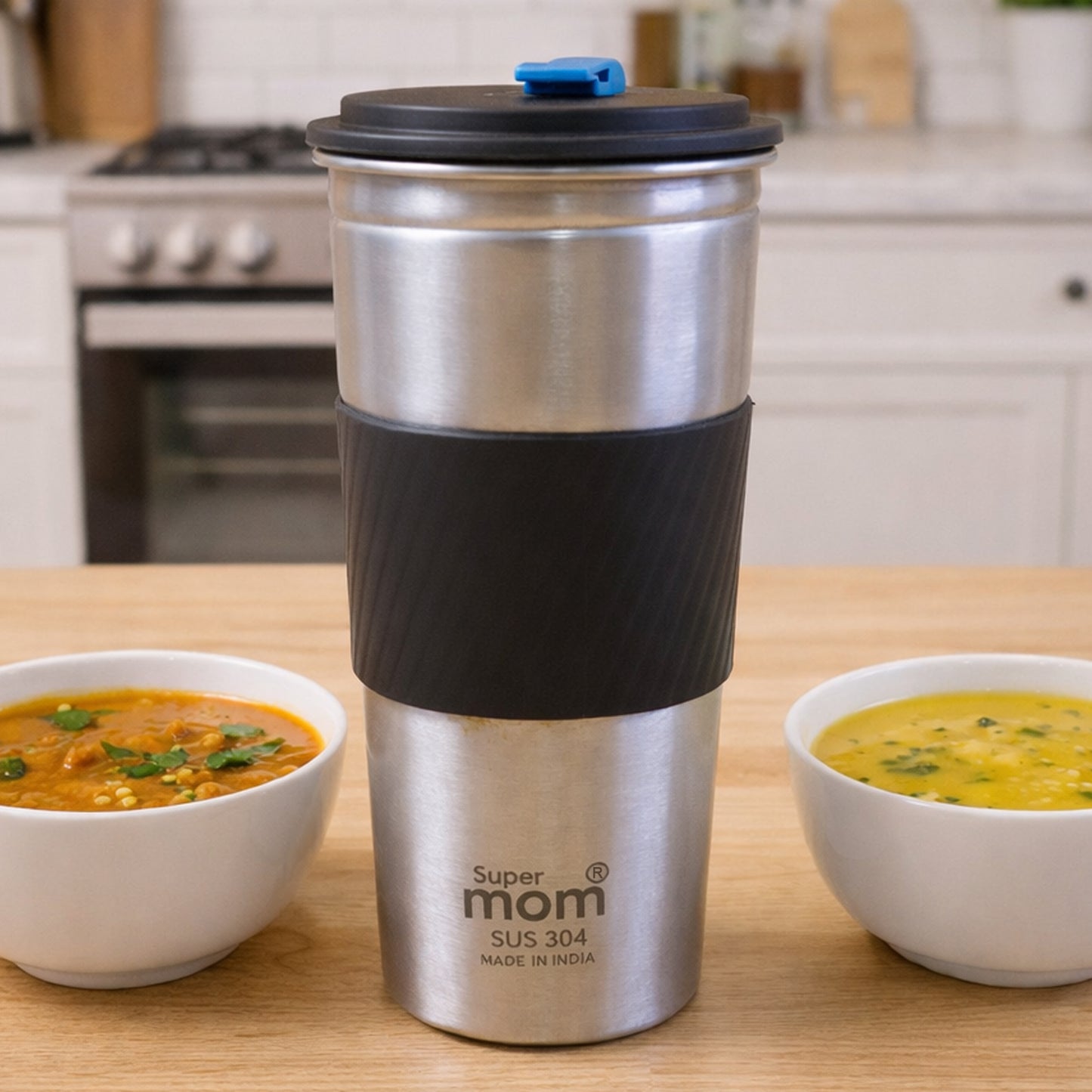 Supermom Stainless Steel Travel Tumbler - 500 ML Capacity - Happy Price - Image 6