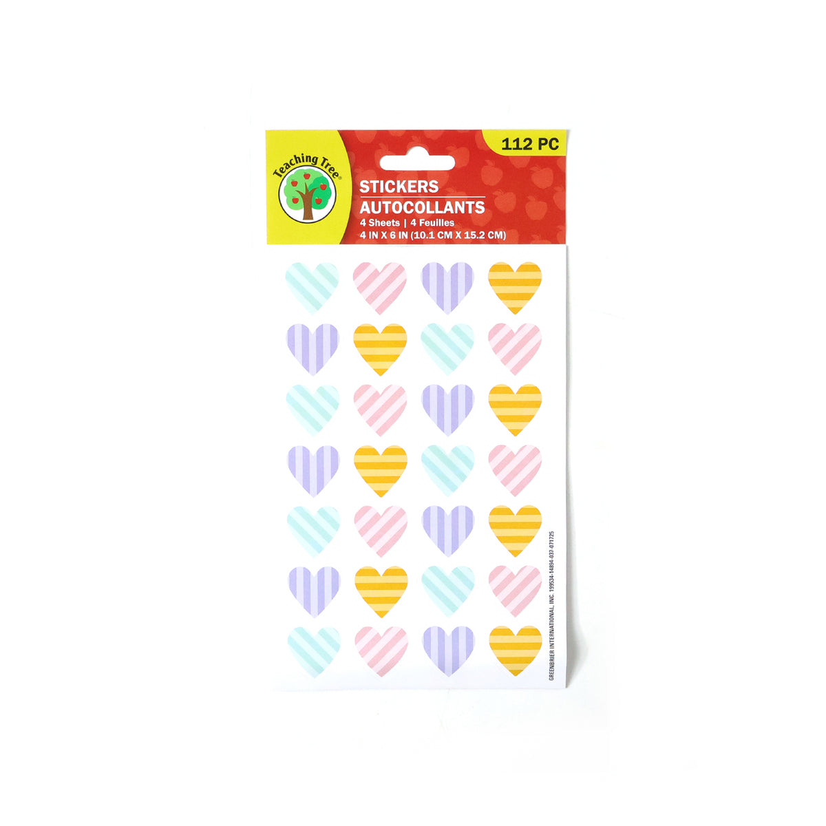 Heart Shape Decorative Stickers - 112 Pcs, 4 Sheets for Crafts & Journals - Happy Price - Image 4