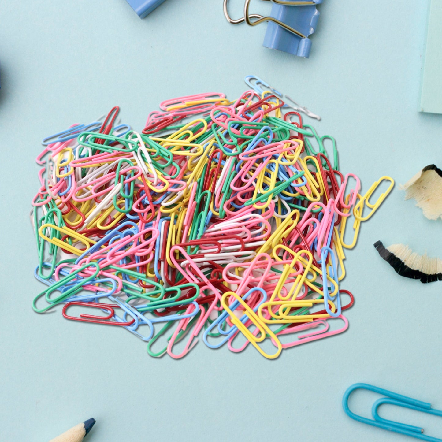 Multicolor-coated Paper Clips Approx (250pc Set) - Happy Price - Image 3