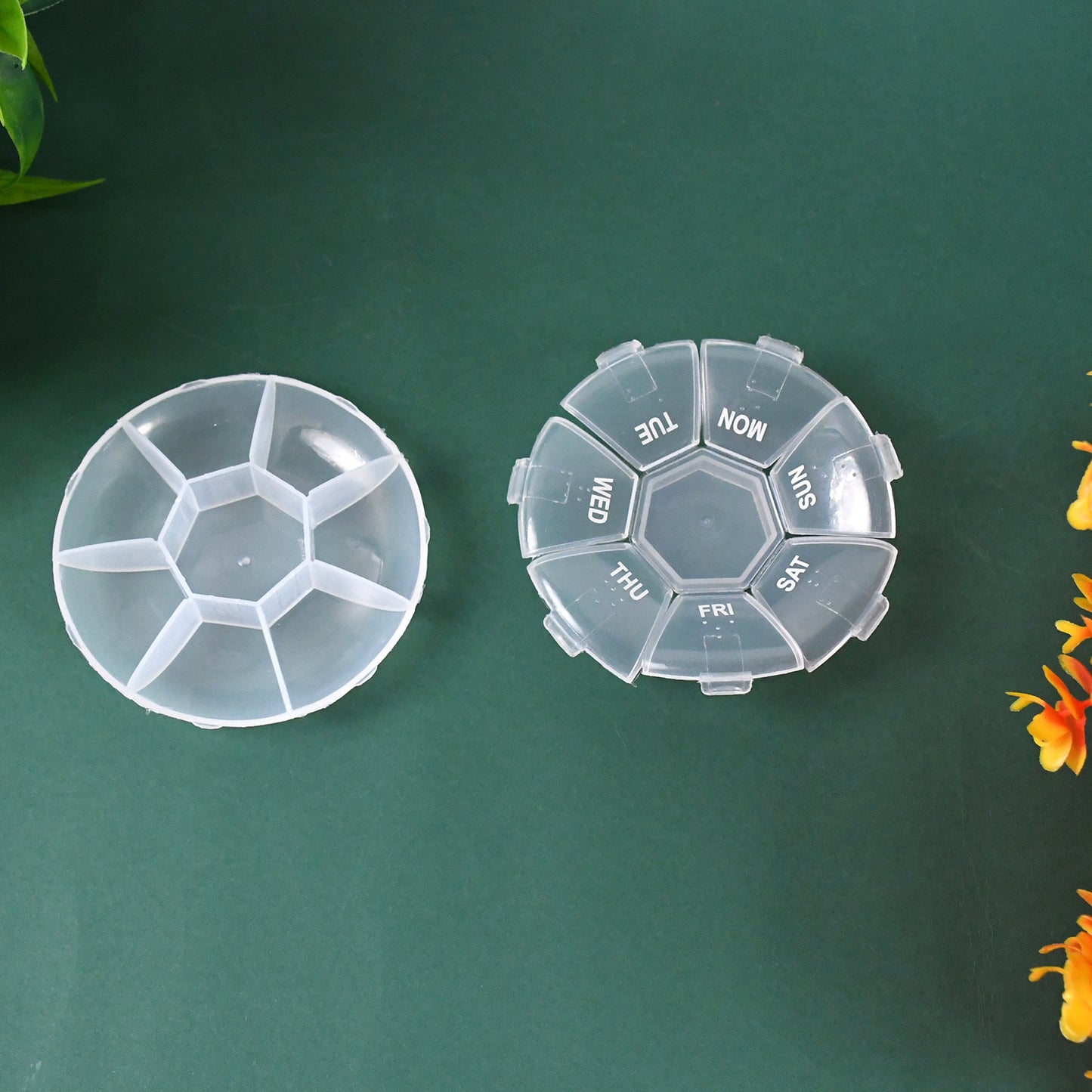 7-sided Portable Pill Box Medicine Planner Small Case - Happy Price - Image 4