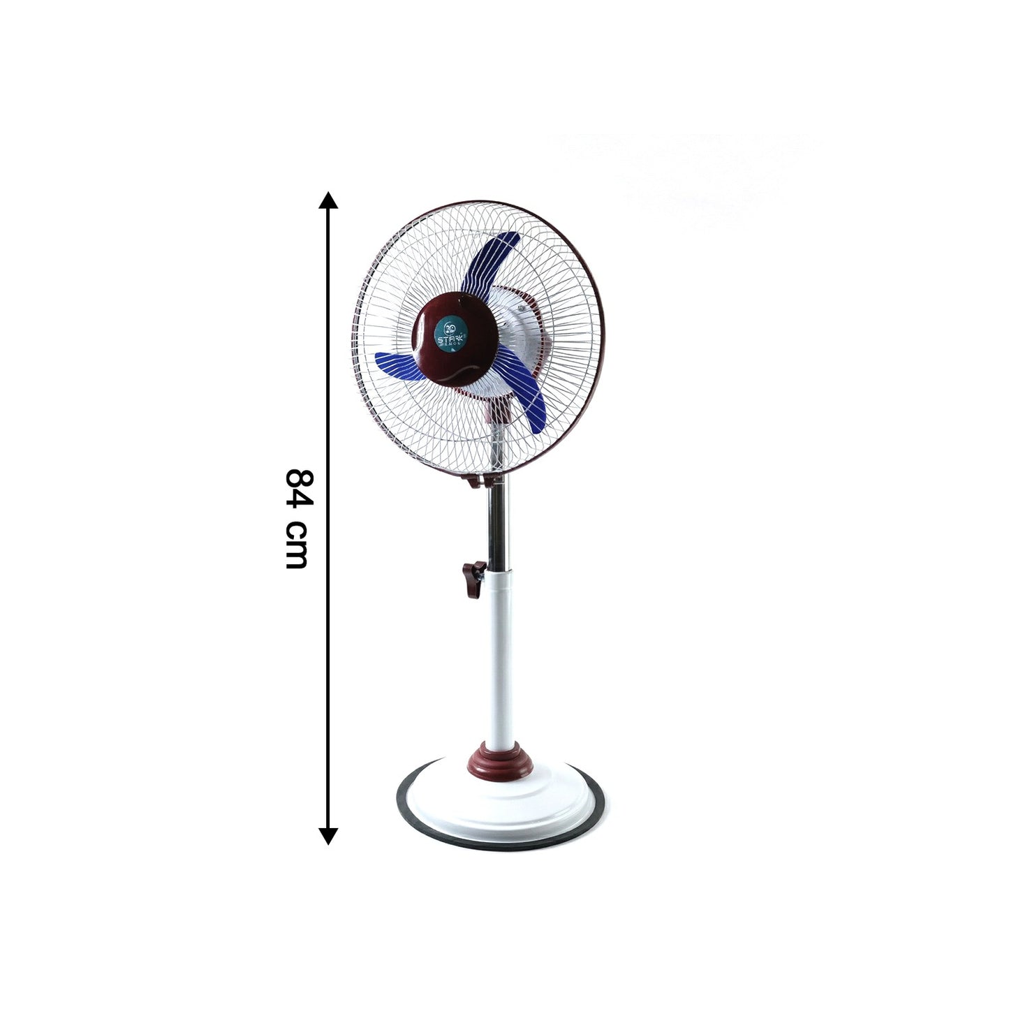 12V Rechargeable Pedestal Fan with LED Light - Portable AC/DC Cooling Fan - Great Price - Image 5