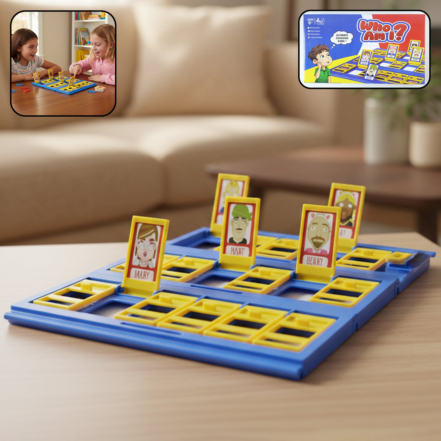 Guess Who I Am Board Game for Kids - Fun Family Indoor Activity (1 Set) - Great Price - Image 2