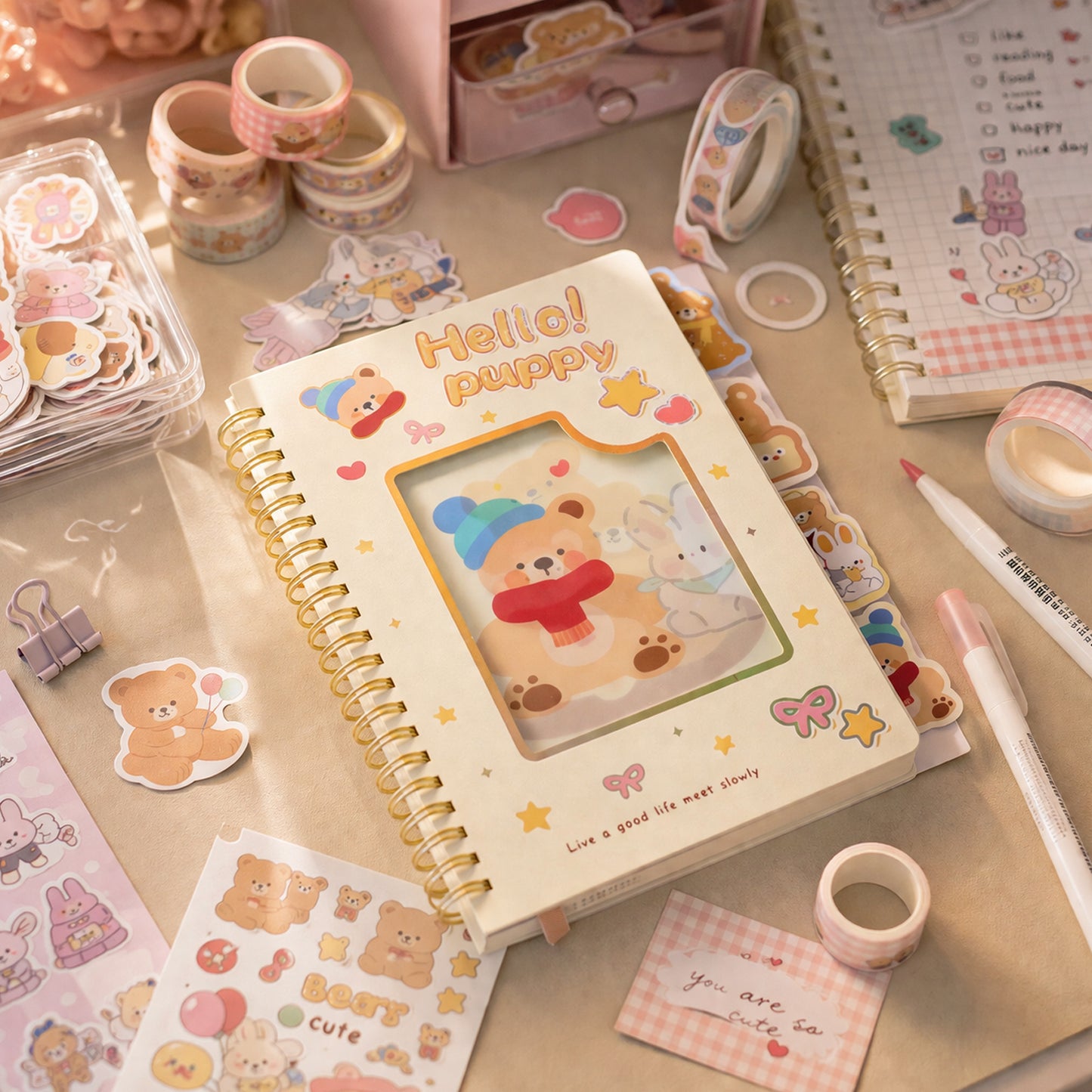 Cute Cartoon Spiral Notebook Diary 1 Pc, Lined Pages 54x196 MM - Great Price - Image 6