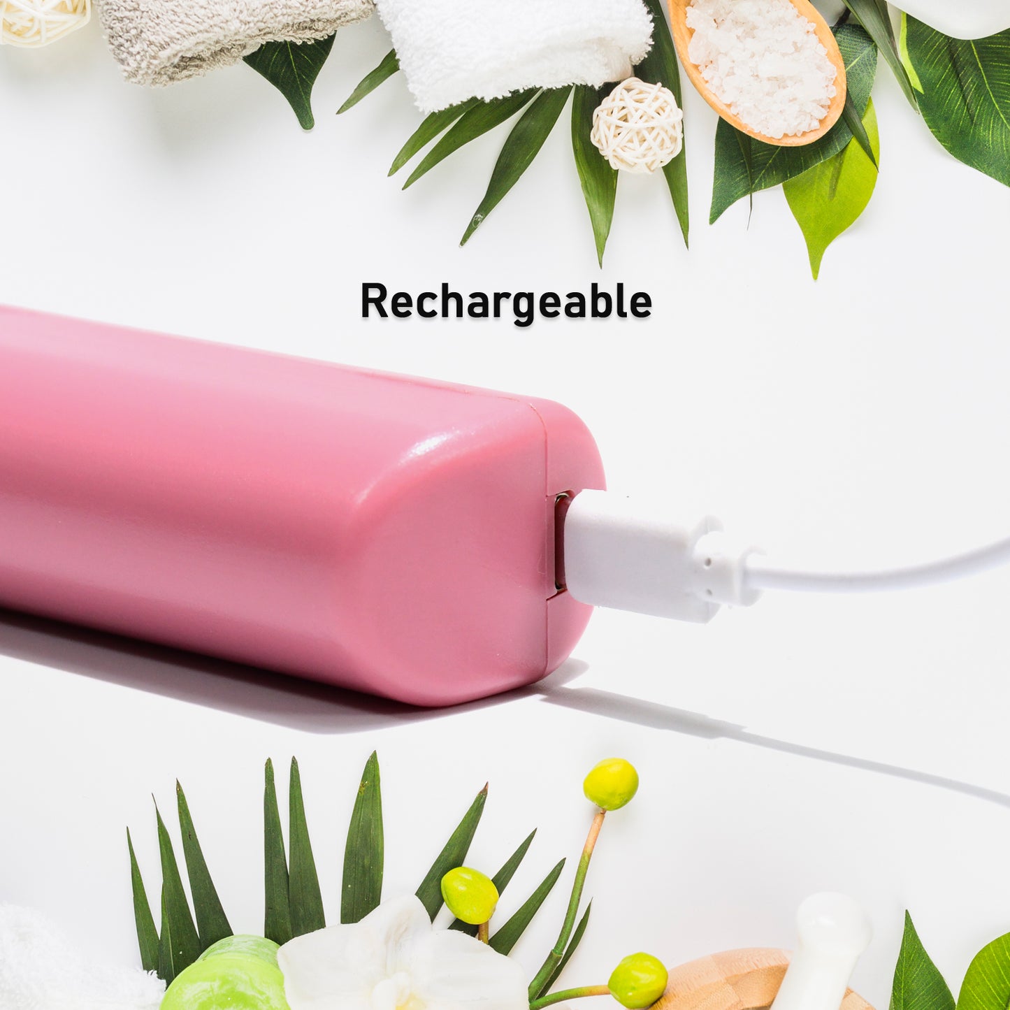 Rechargeable Mini Hair Straightener Travel Portable Usb Charging Cordless Hair Straightener Bursh Three Temperature Adjustments Flat Iron Comb (1 Pc) - Happy Price - Image 3