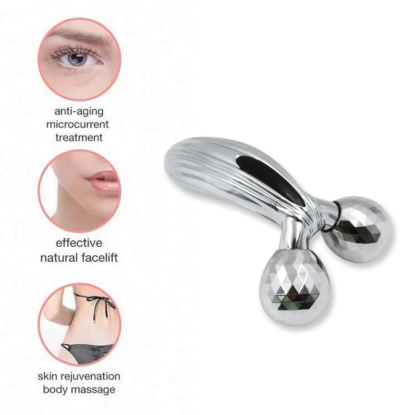 3d Manual Face Roller Massager (1 Pc) - Happy Price - Image 5