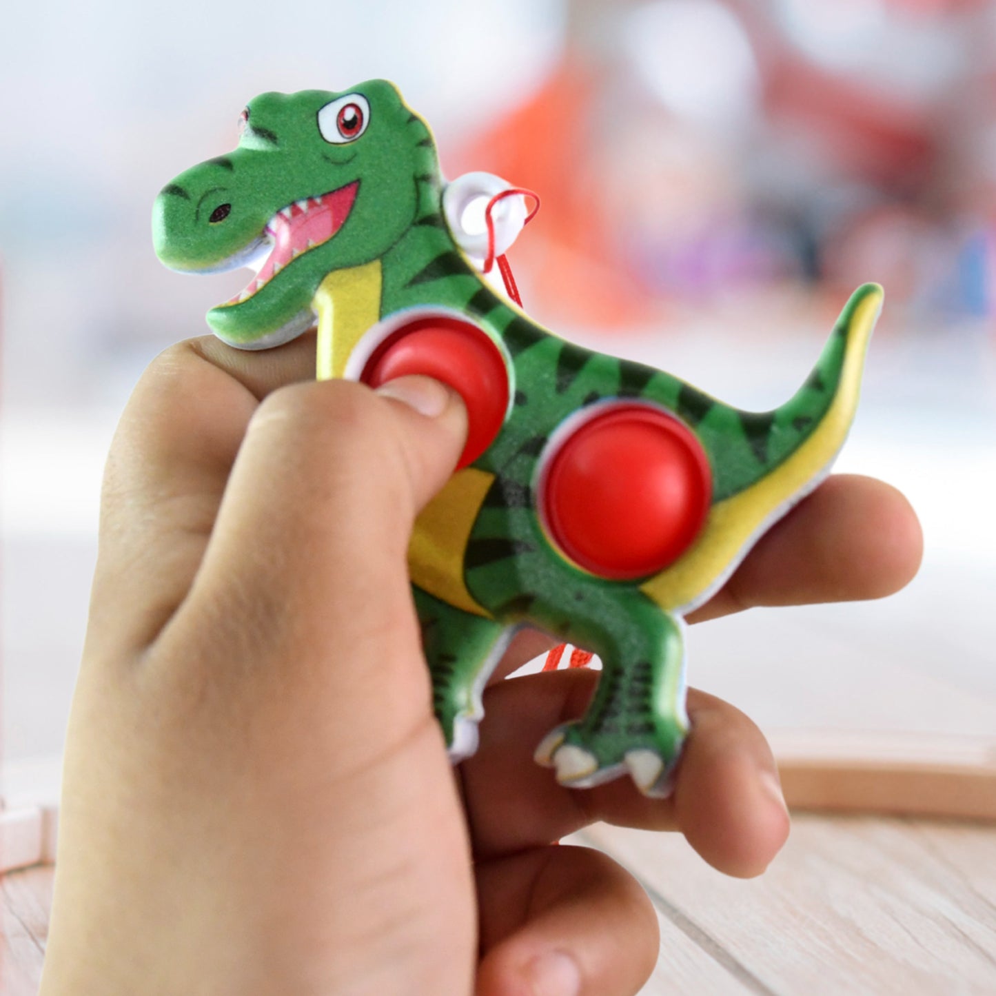 Silicone Push Bubble Keychain Toy (1 Pc) - Happy Price - Image 4