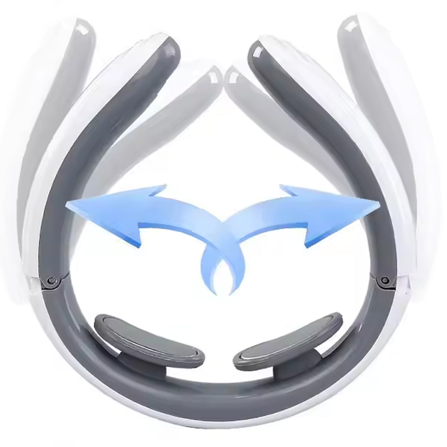 2 Heads Smart Electric Neck And Back Pulse Massager (1 Pc Mix Design) - Happy Price - Image 3