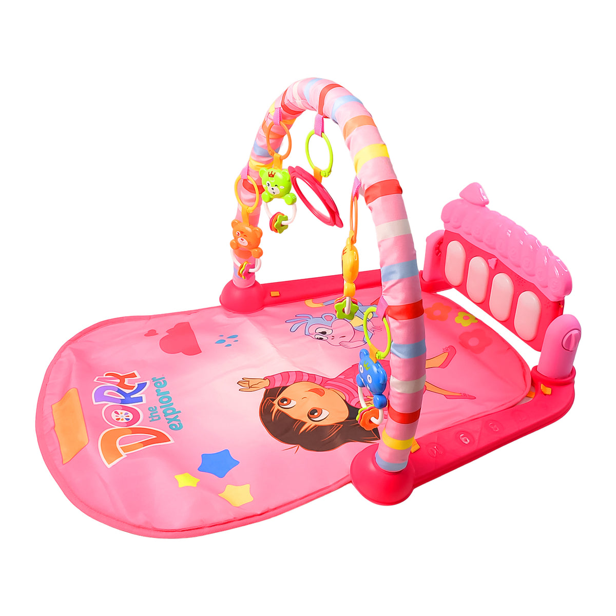 2in1 Baby Kick And Play Piano Gym Mat Fitness Rack (1 Set) - Happy Price - Image 5