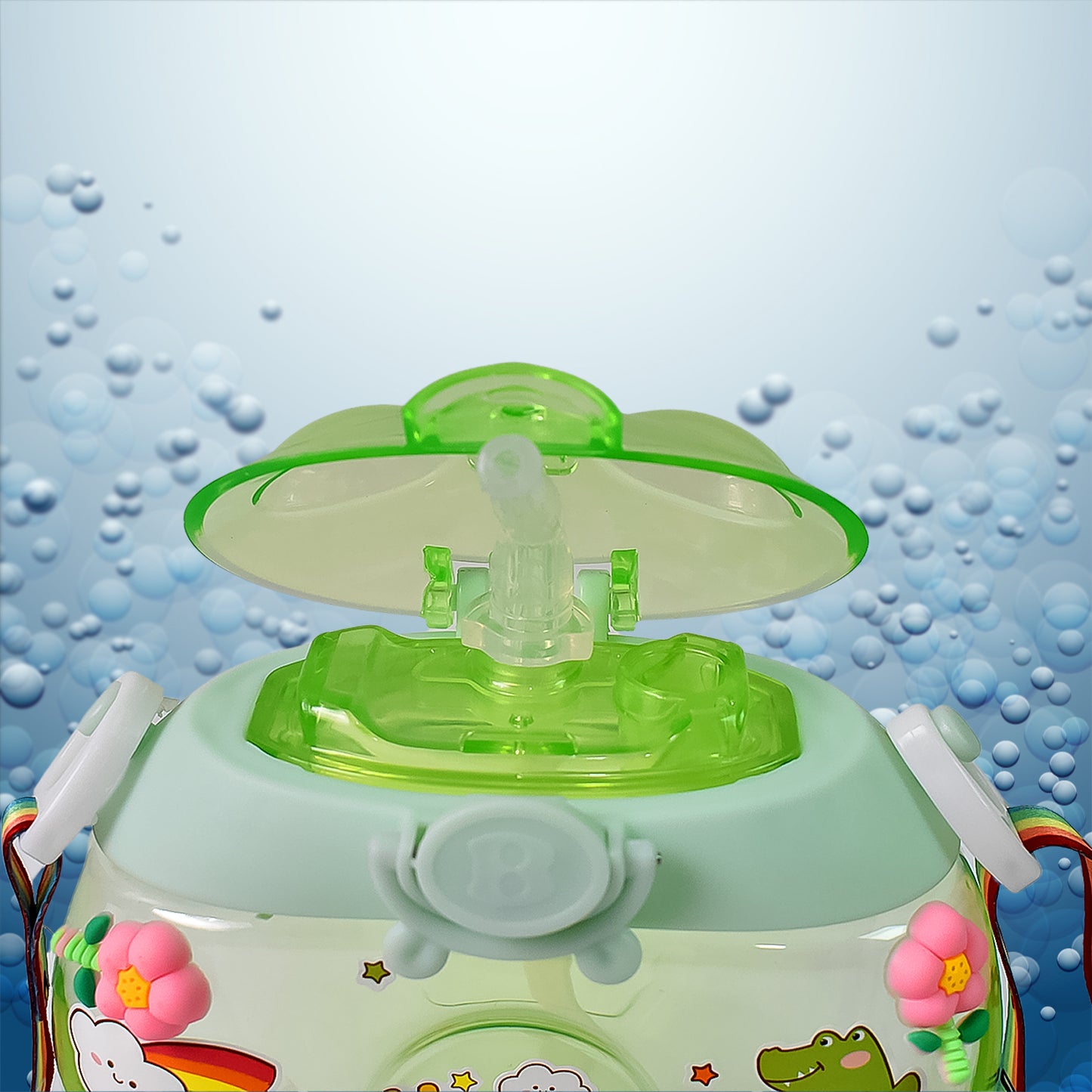 Donut Water Bottle Sipper Bottle (1 Pc 400 Ml Approx) - Happy Price - Image 4