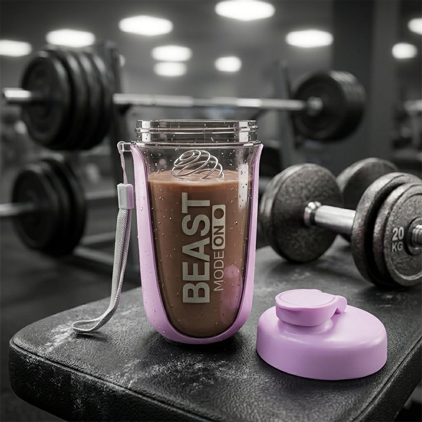 Leak-Proof Gym Shaker Bottle 500 ML - Protein Mix Drink Container 1 Pc - Great Price - Image 6
