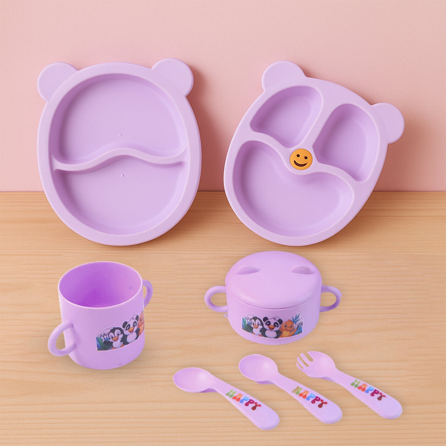 Cute Panda Kids Dining Set - 1 Set - Happy Price - Image 5