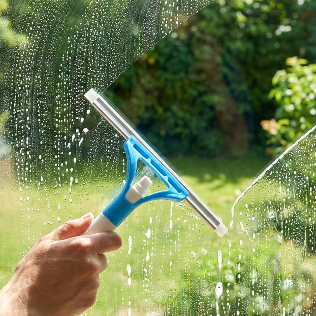 Multipurpose Window Squeegee Cleaner - Streak-Free Glass & Tile Tool (1 Pc) - Happy Price - Image 3