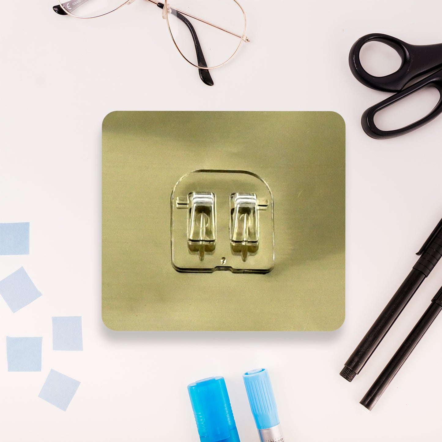 Reusable Waterproof Adhesive Wall Hooks for Kitchen & Bathroom - Pack of 10 - Happy Price - Image 3