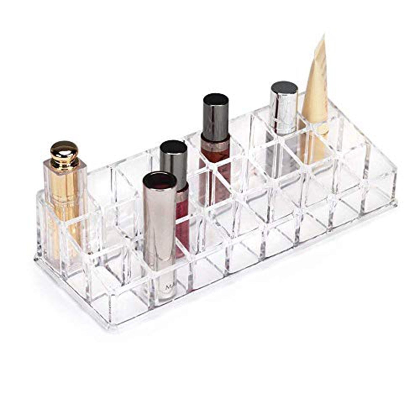 Acrylic Multi Purpose Lipstick Cosmetics Stand Display Holder 24 Section - Happy Price - Image 4
