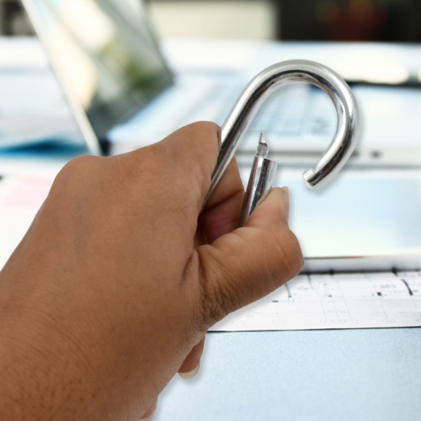 Stainless Steel Snap Hook (880 Mm 1 Pc) - Happy Price - Image 2