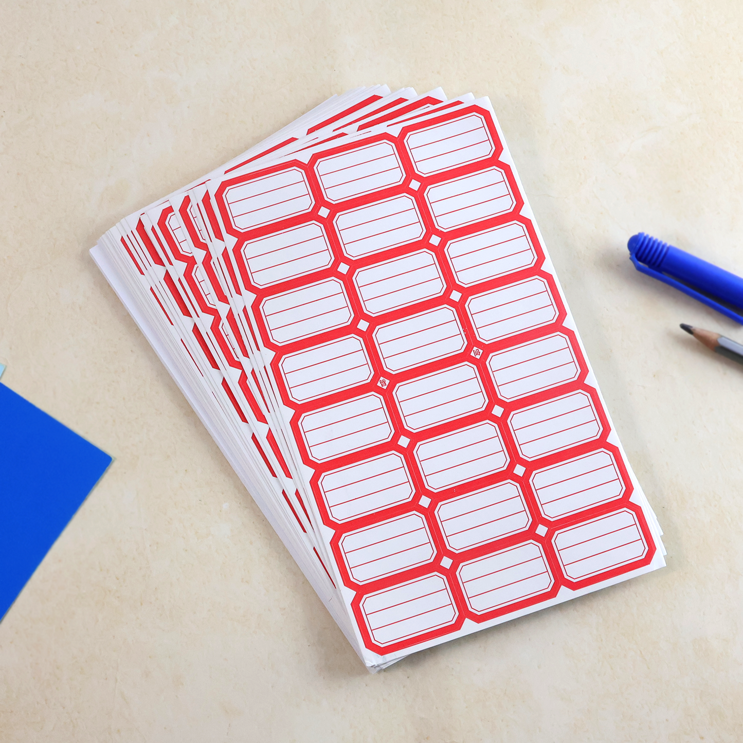 50 Sheets Rectangular Self-Adhesive Label Stickers for Organization & Shipping - Happy Price - Image 7