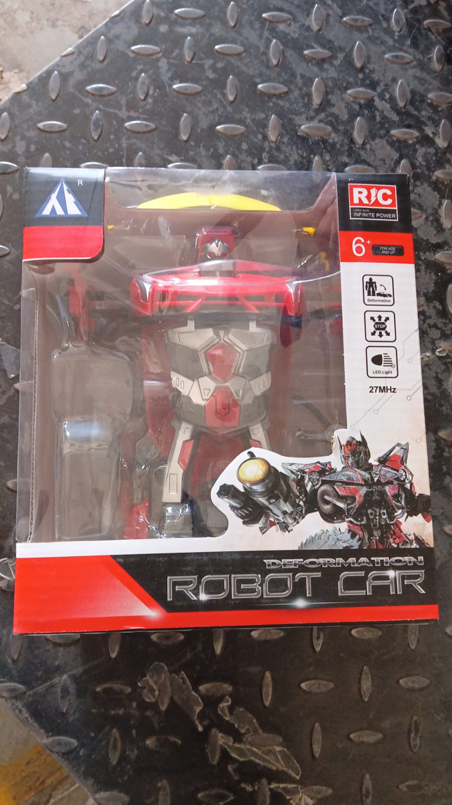 2 In 1 Automatic Robot Converted Remote Control Car With Light Scale 360drifting Deformation Robot Car Toy Kids Boys Robot Convertunique Toy For Boys (1 Pc) - Happy Price - Image 7