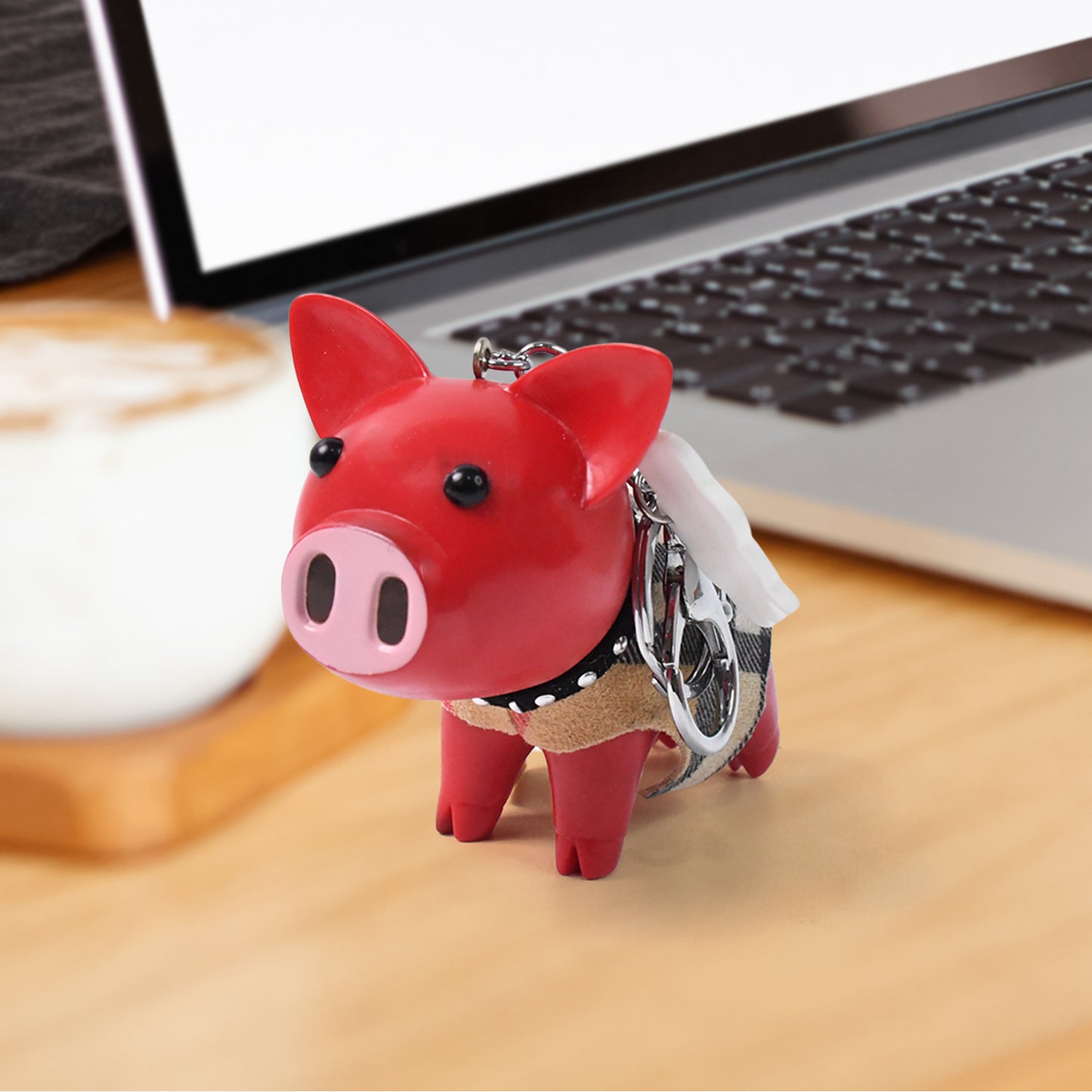 Cute Pig Keyring Keychain (1 Pc) - Happy Price - Image 2