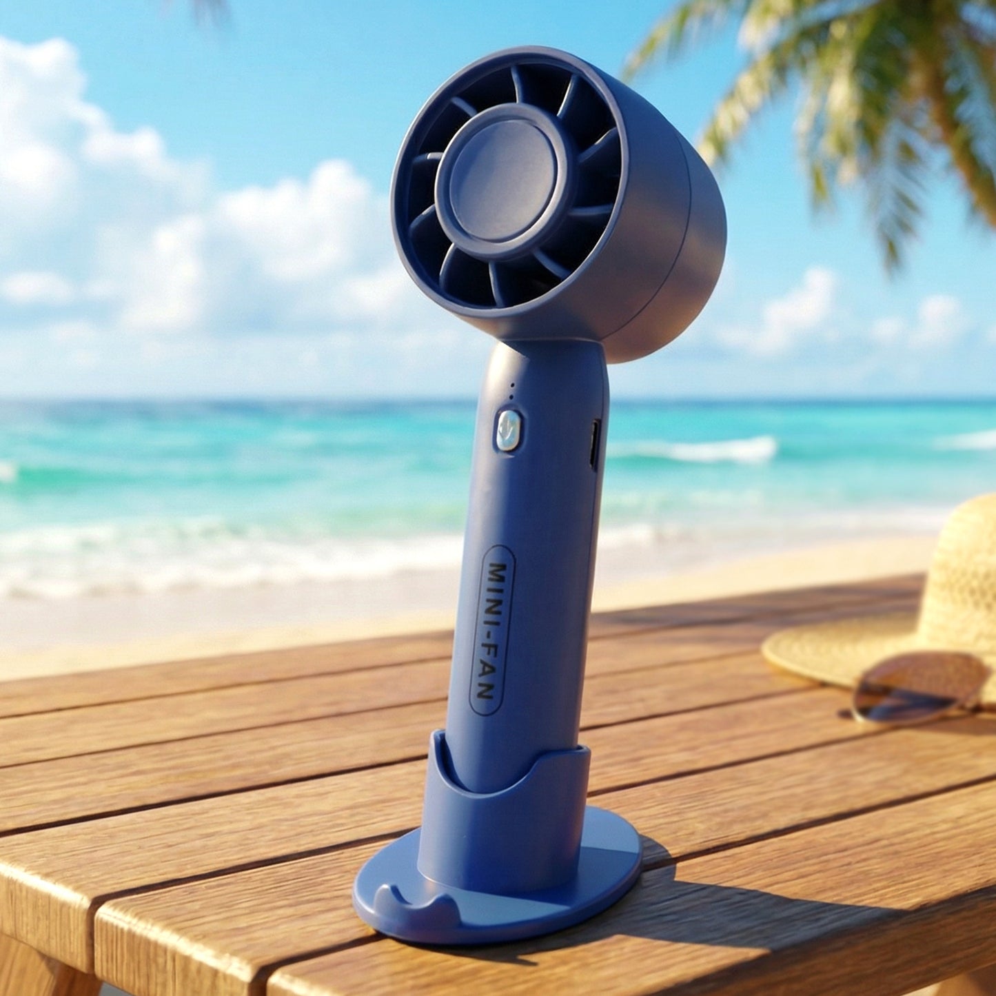 Portable Rechargeable Mini Fan - Handheld & Desk Use (1 Pc) - Great Price - Image 6