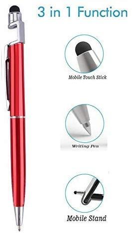 3 In 1 Ballpoint Function Stylus Pen With Mobile Stand - Happy Price - Image 5