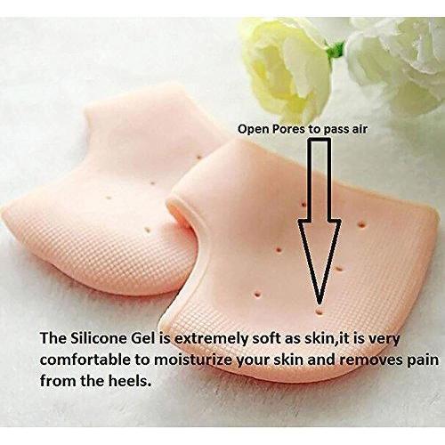 Anti Crack Silicon Gel Heel Moisturizing Socks For Foot Care Men Women (Loose Pack) - Happy Price - Image 4