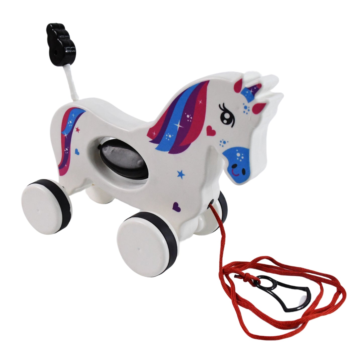 Pull Along Toy Unicorn Pull String Toys For Babies - Happy Price - Image 4