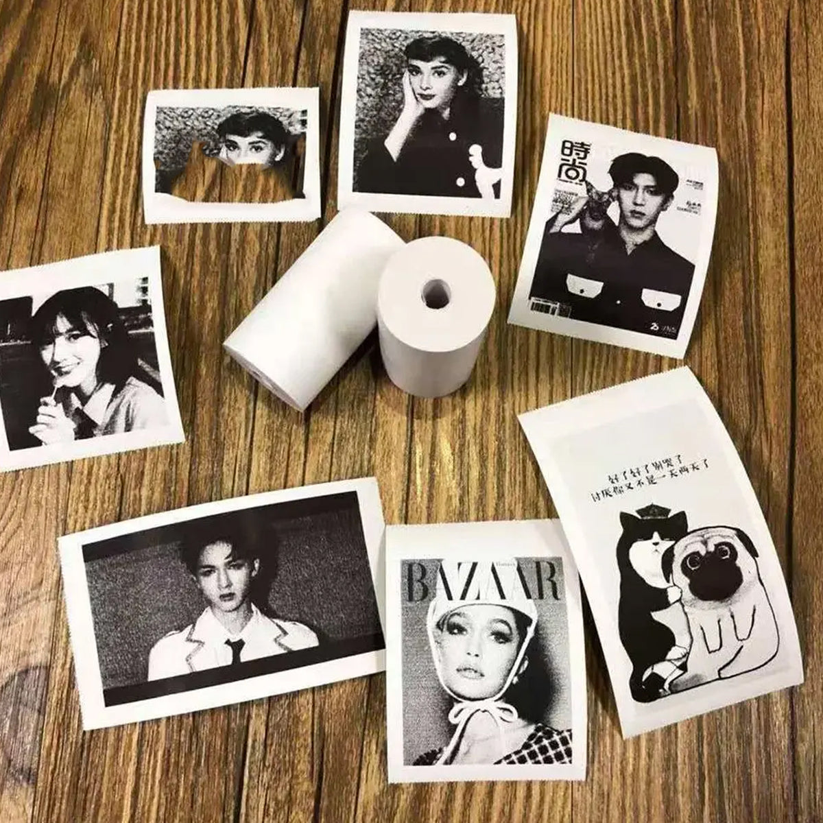 Small Thermal Printer Paper Printing Paper Roll Aging Resistant Fast Color Rendering Portable Clear Printing For Travel (1 Pc Printing Paper Roll ) - Happy Price - Image 4