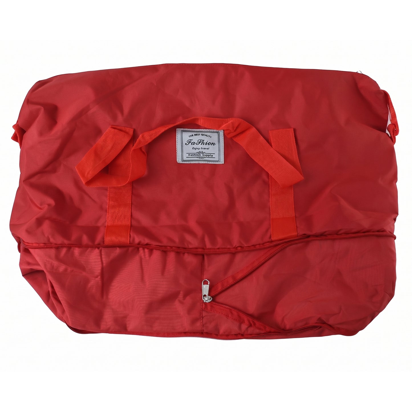 Spacious Red Travel Tote Bag - 40x54 Cm - 1 Pc - Great Price - Image 4