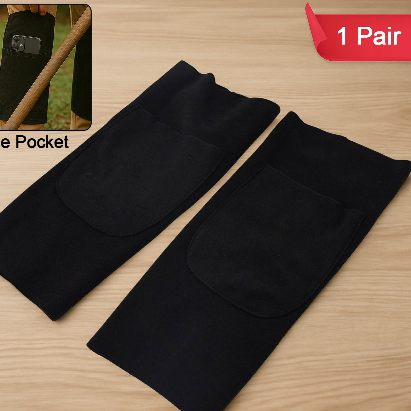 Protective Arm Sleeves With Elbow Padding 1 Pair Safety Work Arm Cover - Happy Price - Image 1