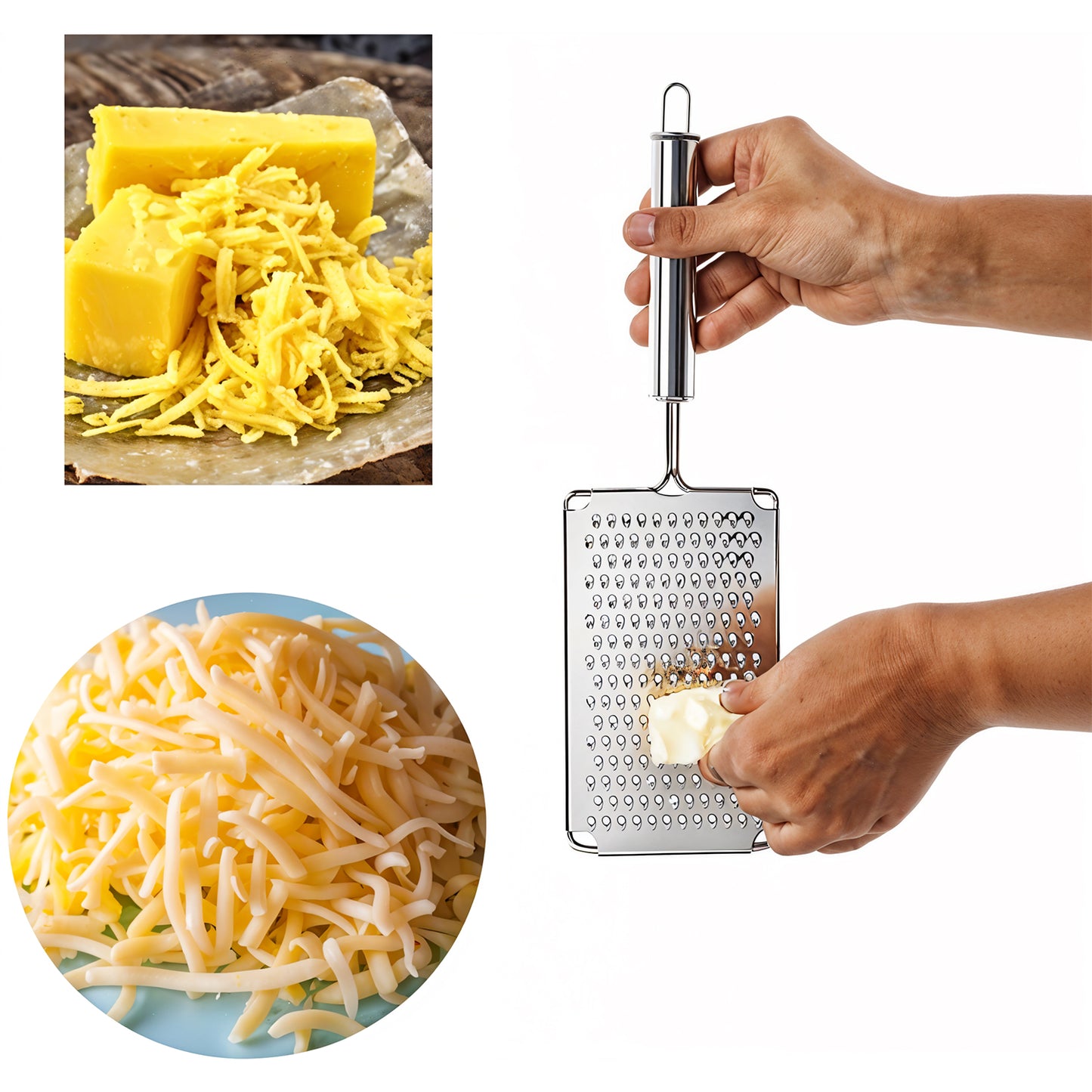 Apex Premium Stainless Steel Vegetable Grater (1 Pc) - Happy Price - Image 5