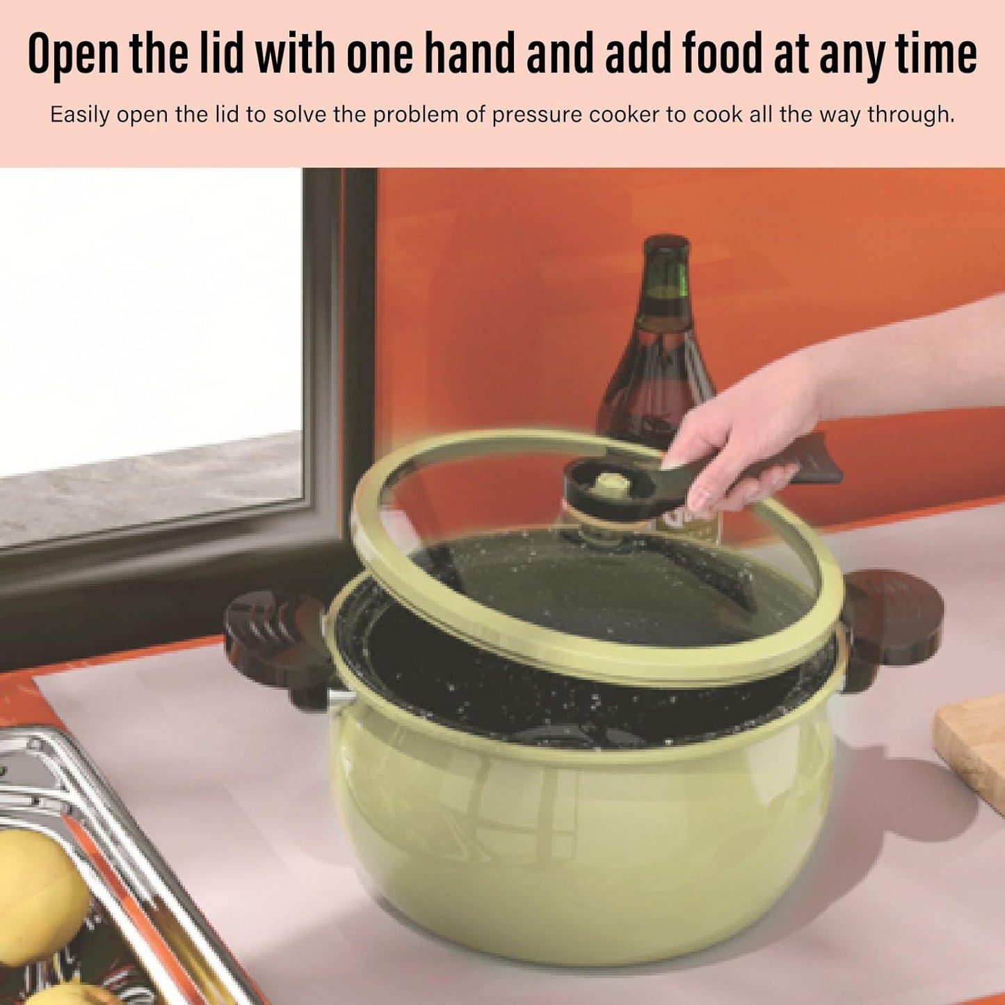 Pressure Cooker Valve Handle Kitchen Tool Plastic Handle Valve (1 Pc) - Happy Price - Image 6