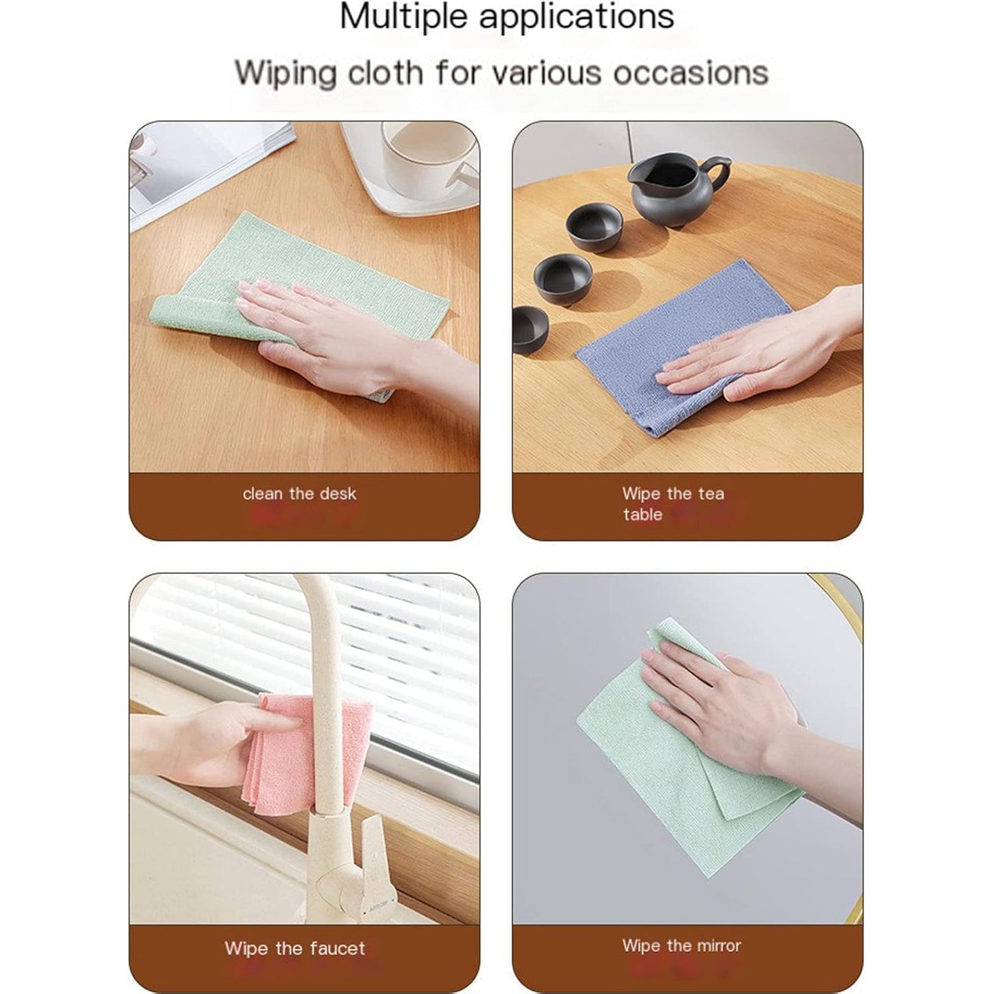 Microfiber Cleaning Cloth With Box Magic Wipe (10 Pcs Set) - Happy Price - Image 6