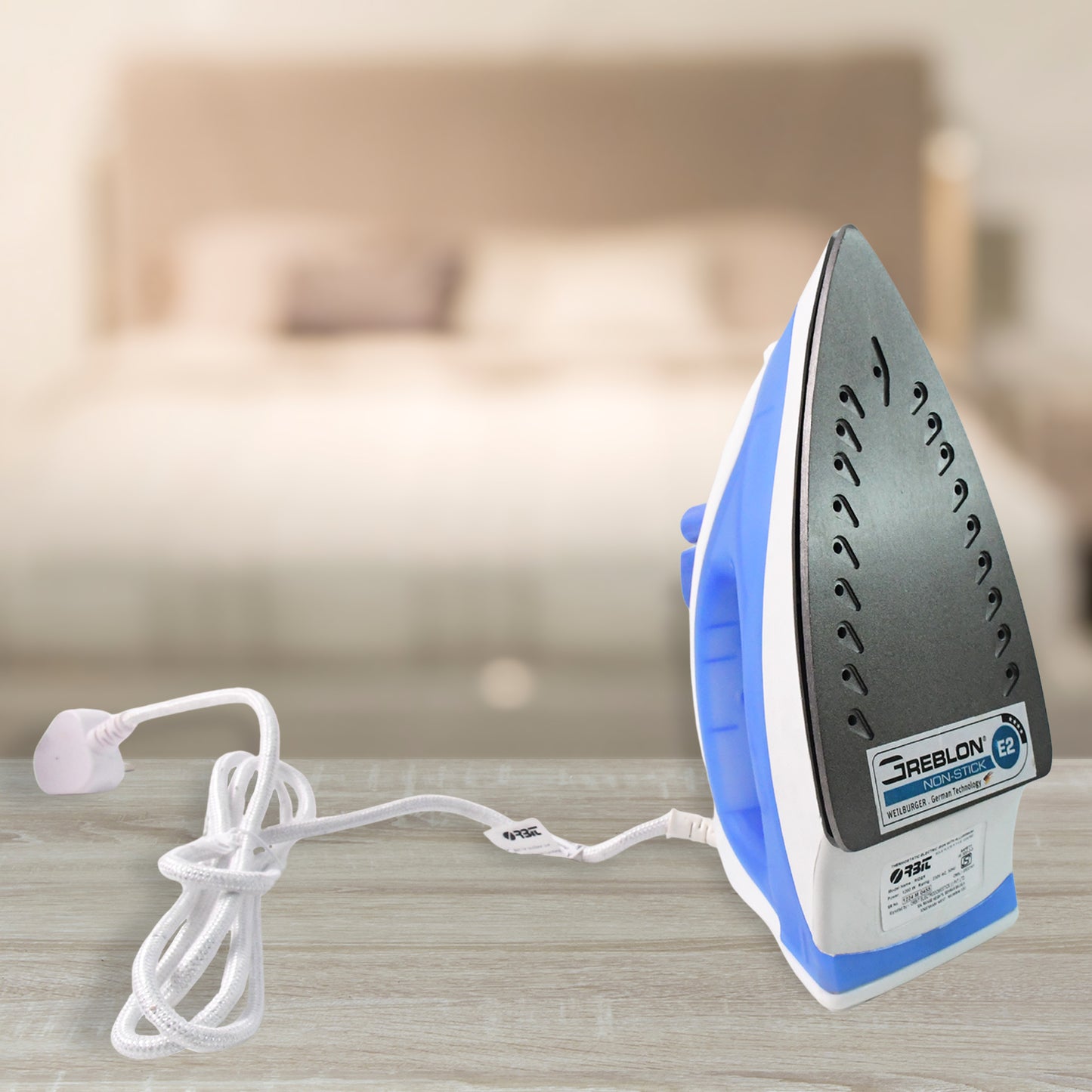 Orbit 1200W Steam Iron with Non-Stick Soleplate & Adjustable Temp (1 Pc) - Happy Price - Image 6