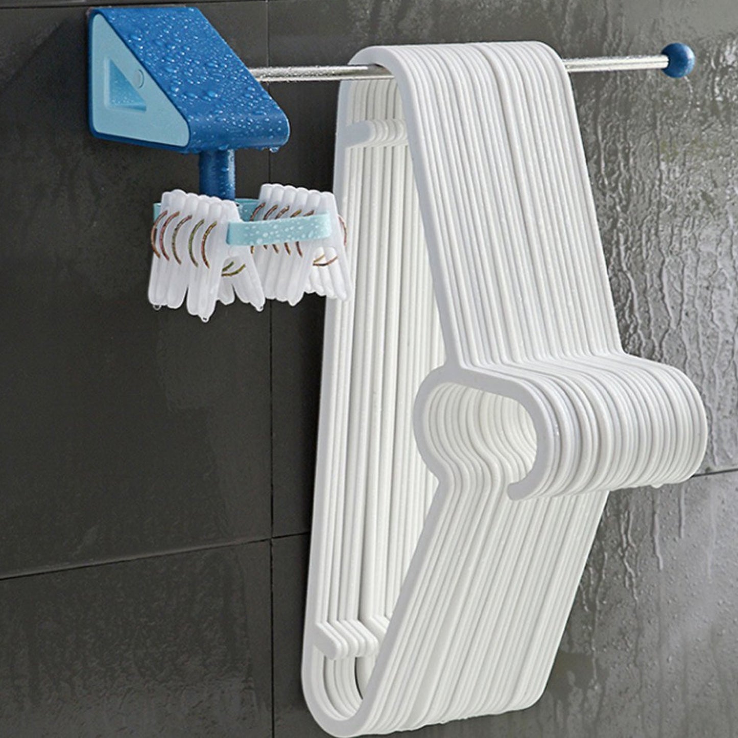 1699 Kitchen Utensil Holder Hooks Self Adhesive Utensil Hangers Racks Hooks. - Happy Price - Image 2