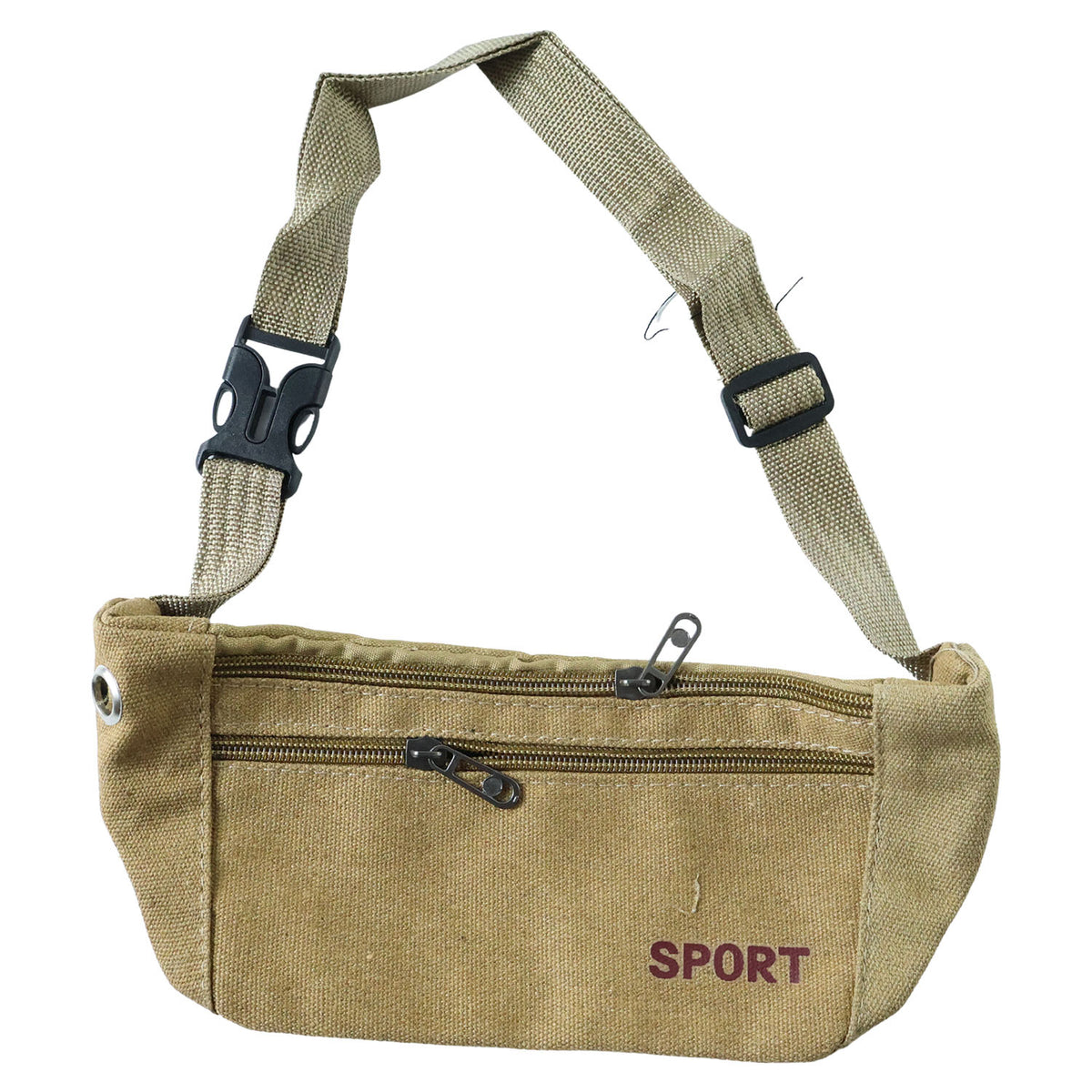 Durable Canvas Waist Pouch Bag - 1 Pc Travel Organizer - Happy Price - Image 4