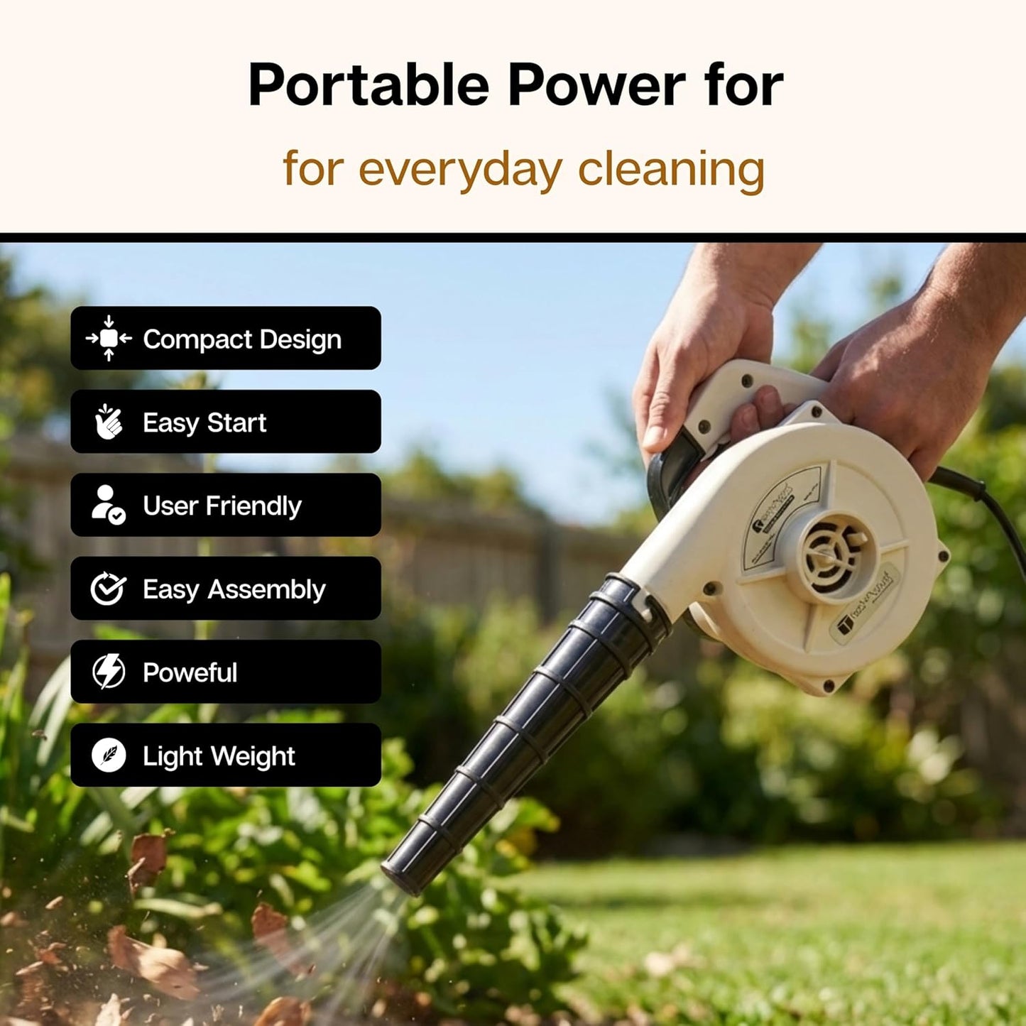 Eagle EG40 Electric Air Blower 500W - Powerful Dust Cleaner for Home & Electronics (1 Pc) - Great Price - Image 3