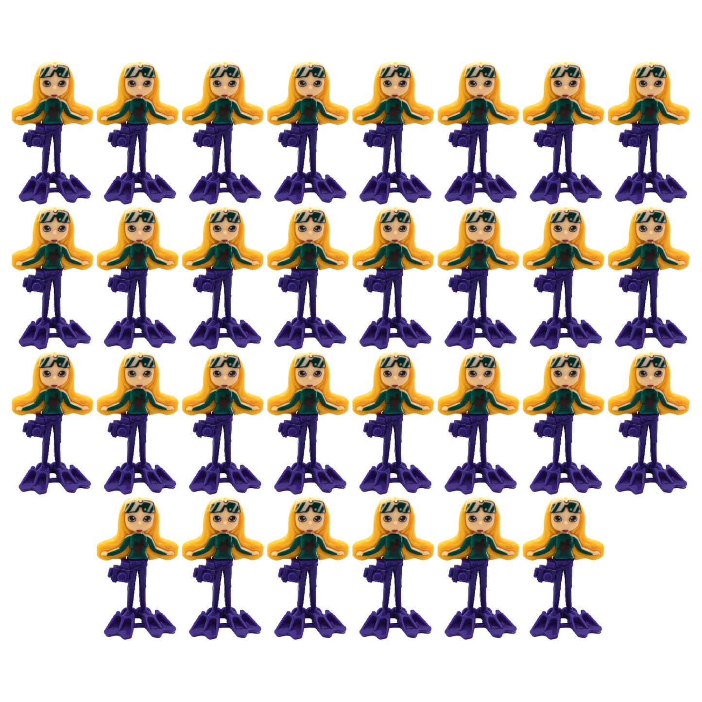 30pc Colorful Mermaid (Jalapari) Dolls Toy - Happy Price - Image 7