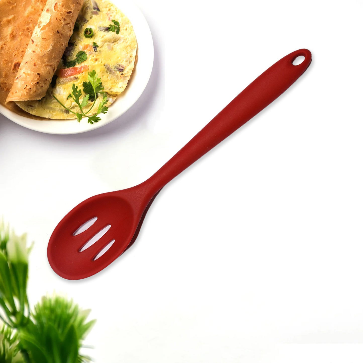 5391 Silicon Non-stick Heat Resistant Kitchen Turner Premium Turner ( 1pc ) - Happy Price - Image 3