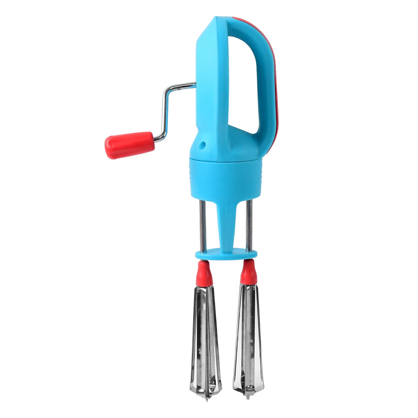 Manual Hand Beater with Dual Stainless Steel Whisks - 1 Pc - Happy Price - Image 2