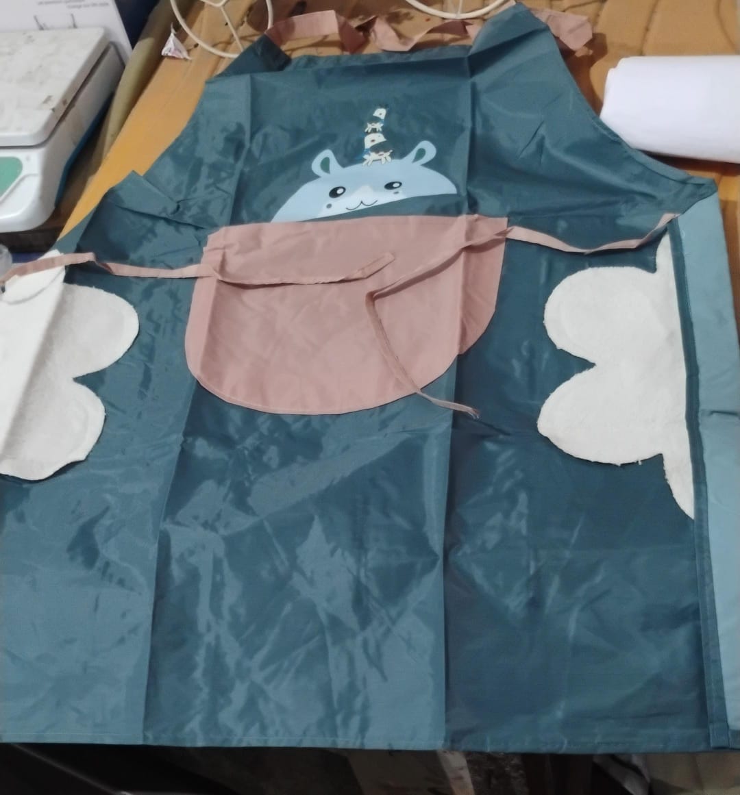 Cute Cartoon Animal Design Kitchen Apron (1 Pc) - Happy Price - Image 7