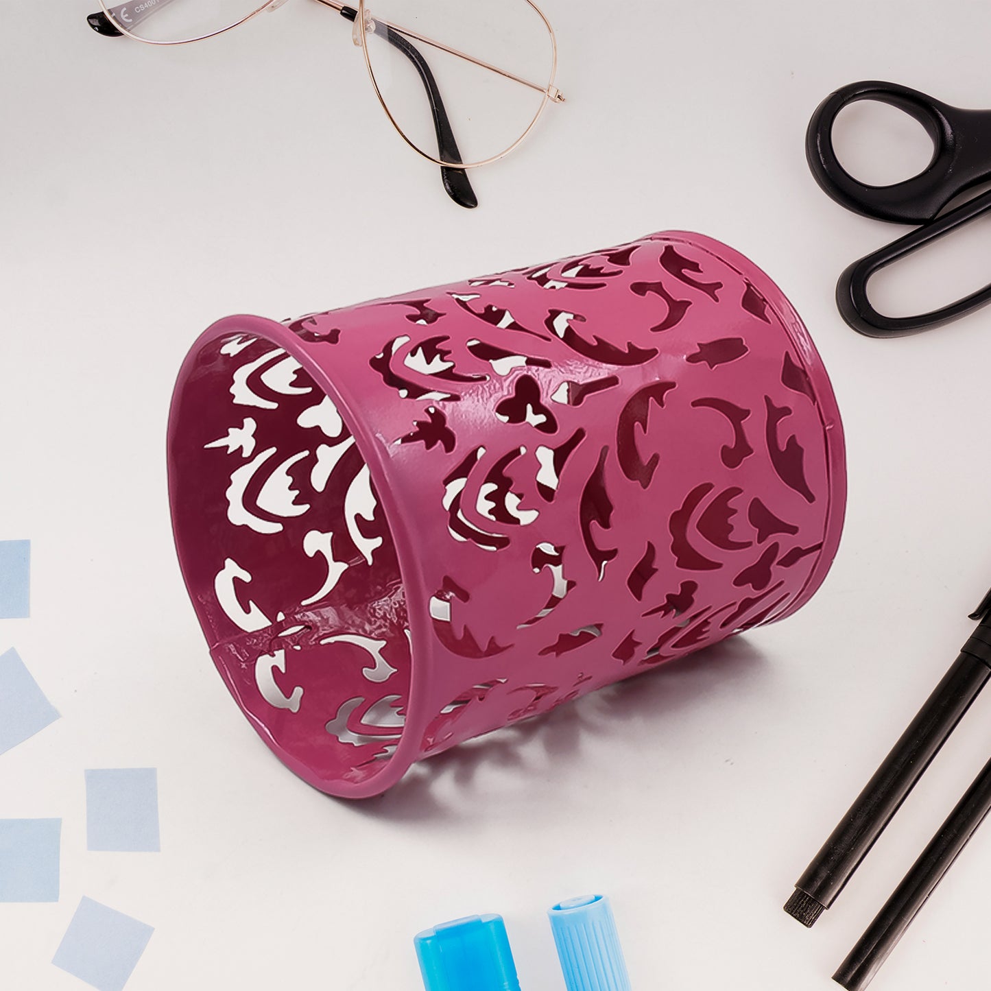 Pen Holder Office Desk Metal Mesh Pen Stand (1 Pc) - Happy Price - Image 5