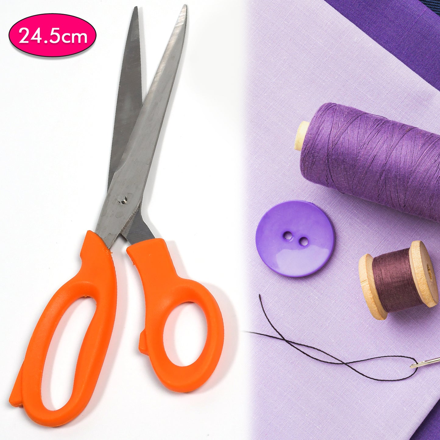 Tailor Scissors And Measuring Tape High Quality Scissor With Flexible Measuring Tape For Tailor Home Use Scissor - Happy Price - Image 4