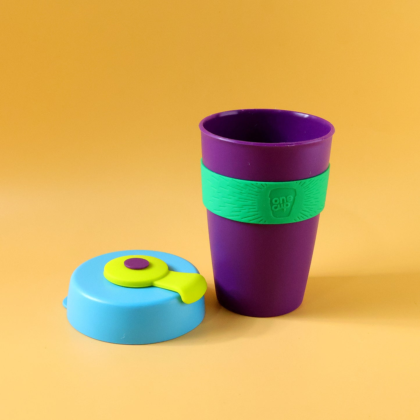 Colorful 400 ML Reusable Travel Mug with Spill-Proof Silicone Lid - 1 Pc - Great Price - Image 5