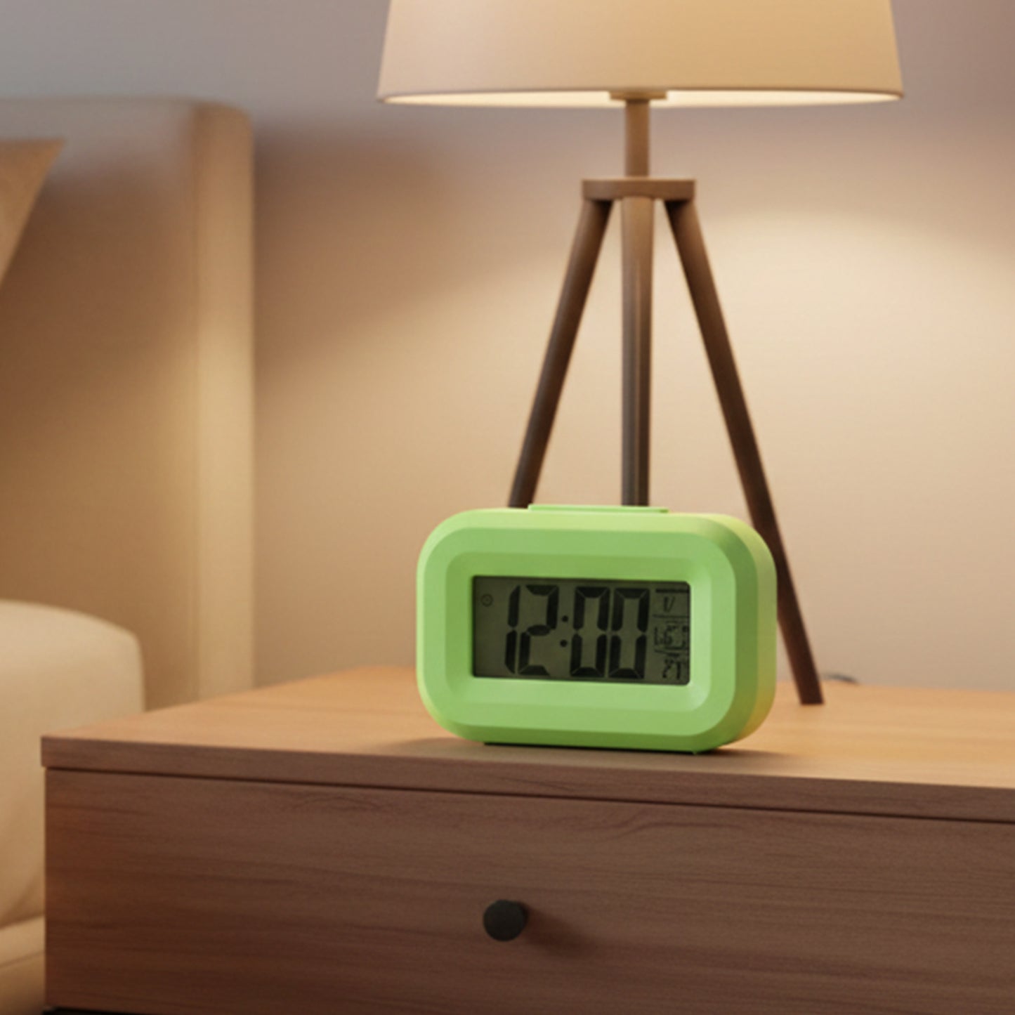 Digital Alarm Clock with Large Display - Time, Date, Day & Temperature - Happy Price - Image 5